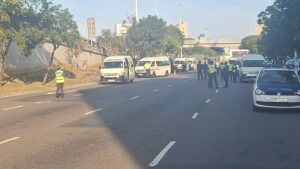 Metro police operating Road blocks in search of criminals and illegal foreigners 
